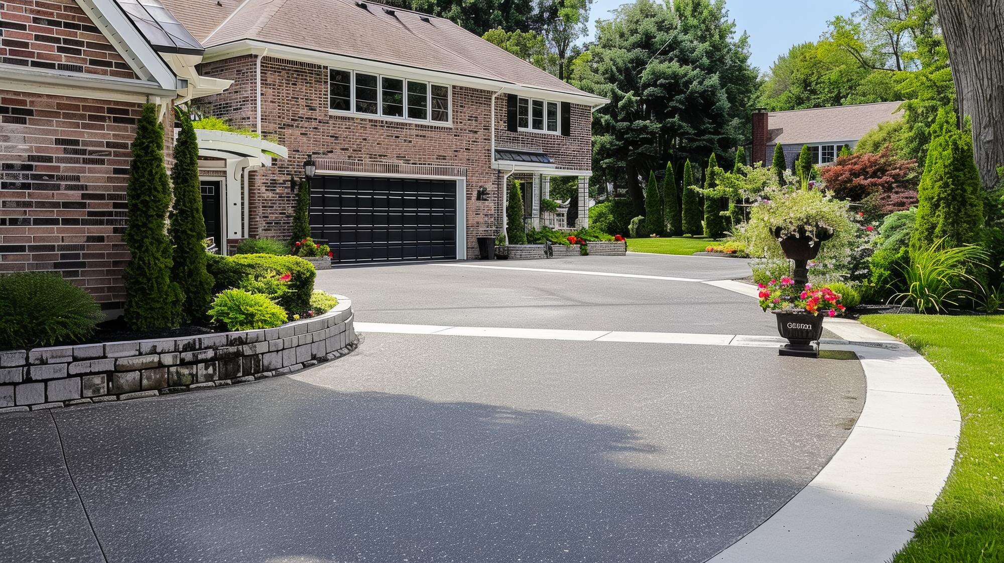 Imprinted concrete driveways in Altrincham